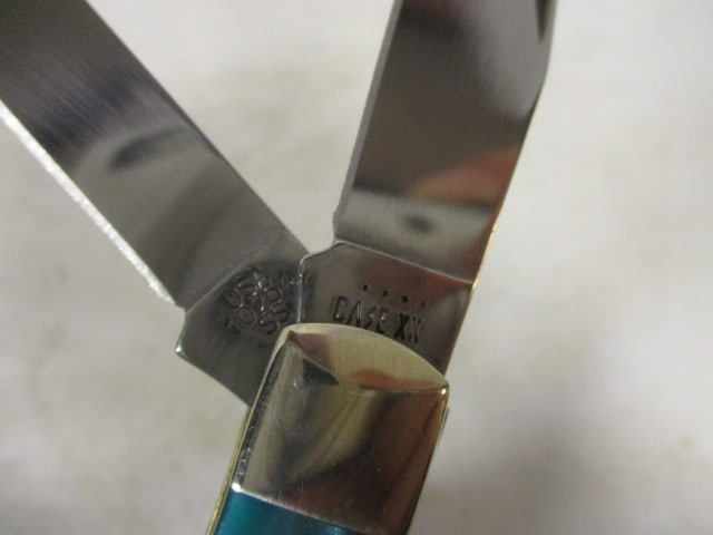 2021 Case Spar XX Aqua Kirinite Smooth Trapper in Original Box - 4
