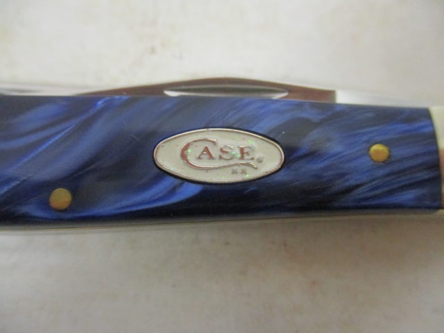 2021 Case Spar XX Blue Pearl Kirinite Smooth Mini Trapper in Original Box - 2