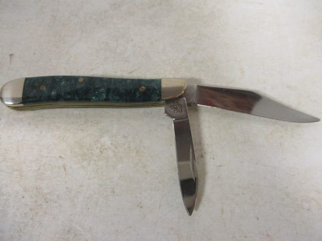 2017 Case Green Sparkle Kirinite Peanut Knife in Original Box - 3