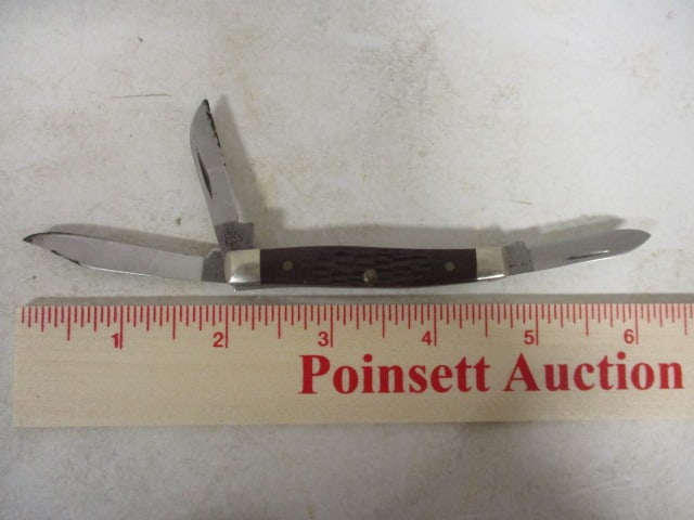 2002 Case Smooth Jigged Synthetic Small Stockman Knife in Original Box - 5