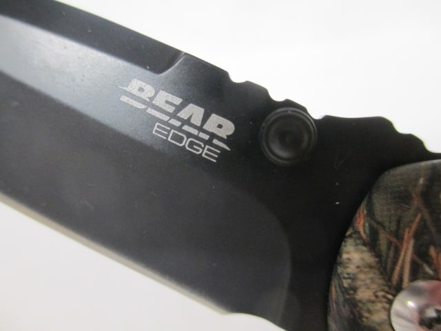 Bear & Son Cutlery Bear Edge Thumb Stud Camo Handle Folding Knife with Belt Clip - 4