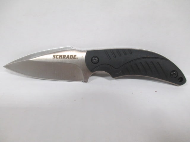 Schrade Fixed Blade Knife in Canvas Sheath in Original Box - 2