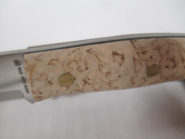 Joker Hand Crafted Sporting Cutlery by J. Sabater "Ember" Cork Handle Fixed Blade - 6