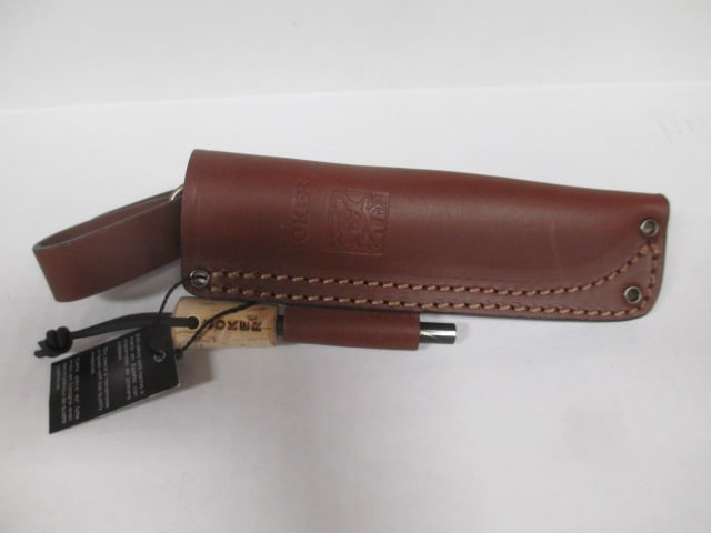 Joker Hand Crafted Sporting Cutlery by J. Sabater "Ember" Cork Handle Fixed Blade - 8
