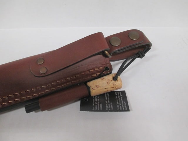 Joker Hand Crafted Sporting Cutlery by J. Sabater "Ember" Cork Handle Fixed Blade - 9