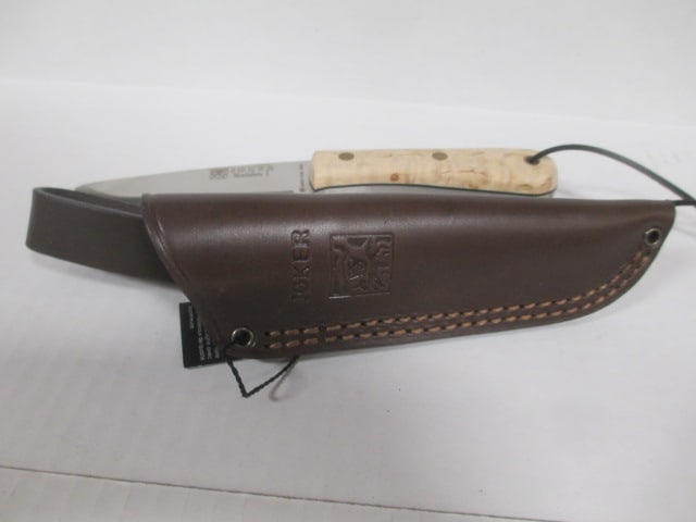 Joker Hand Crafted Sporting Cutlery by J. Sabater "Montanero S" Cork Handle Knife in Original Box - 7
