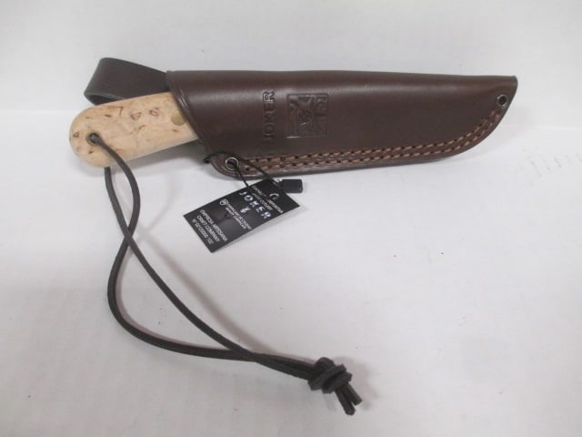 Joker Hand Crafted Sporting Cutlery by J. Sabater "Montanero S" Cork Handle Knife in Original Box - 9