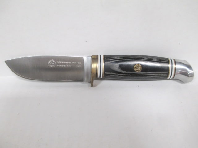 Gmbh Solingen Puma Knife Co. SGB Fixed Blade Knife in Canvas Sheath in Original Box - 2