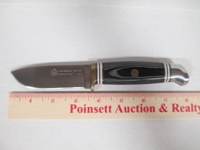 Gmbh Solingen Puma Knife Co. SGB Fixed Blade Knife in Canvas Sheath in Original Box - 5