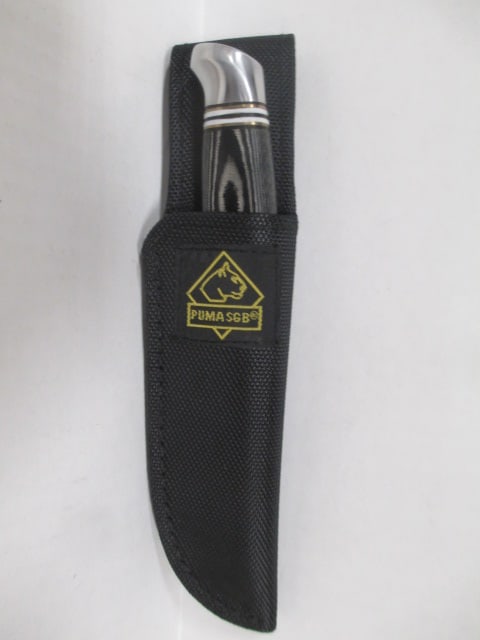 Gmbh Solingen Puma Knife Co. SGB Fixed Blade Knife in Canvas Sheath in Original Box - 6