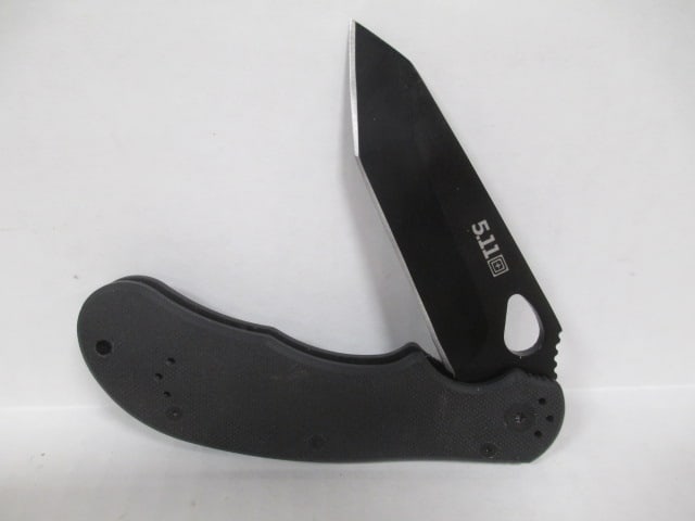 ABKT TAC Tactical Weapons Thumb Holde Folding Knife with Belt Clip in Original Box - 2