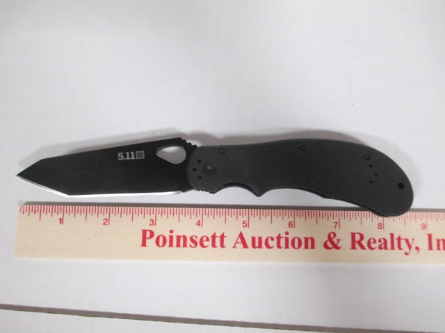 ABKT TAC Tactical Weapons Thumb Holde Folding Knife with Belt Clip in Original Box - 5