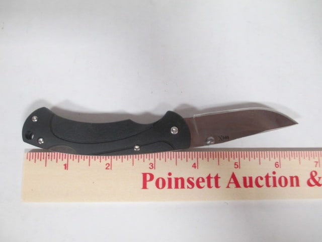 New In Box tecX Model T009375 Thumb Stud Folding Blade Knife with Belt Clip - 3