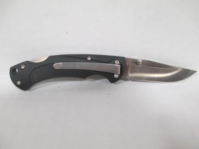 New In Box tecX Model T009375 Thumb Stud Folding Blade Knife with Belt Clip - 4