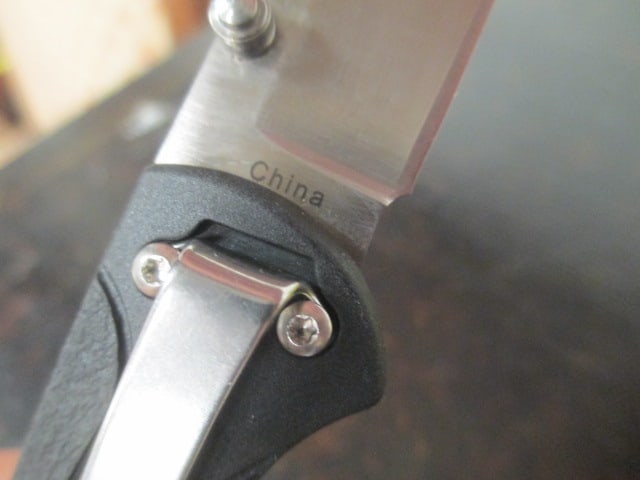 New In Box tecX Model T009375 Thumb Stud Folding Blade Knife with Belt Clip - 4