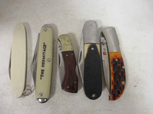 Five Folding Blade Knives (1 of 15)