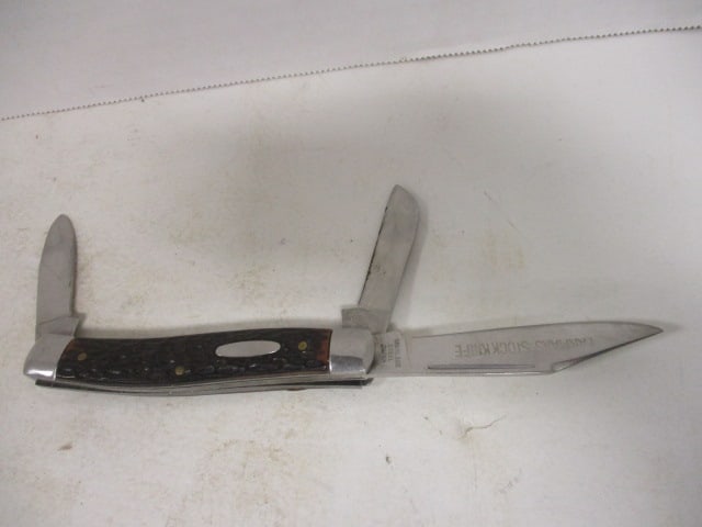 Two Old 3 Blade Pocket Knives - 5