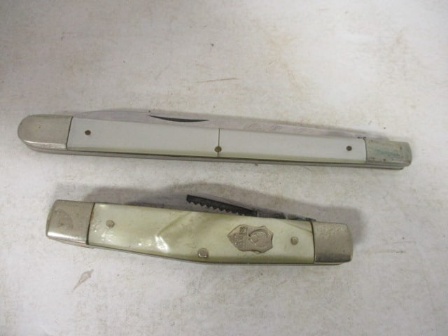 Mother of Pearl Pocket Knife and Produce Knife (1 of 7)