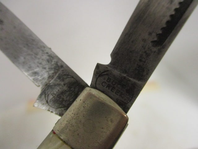 Mother of Pearl Pocket Knife and Produce Knife - 6