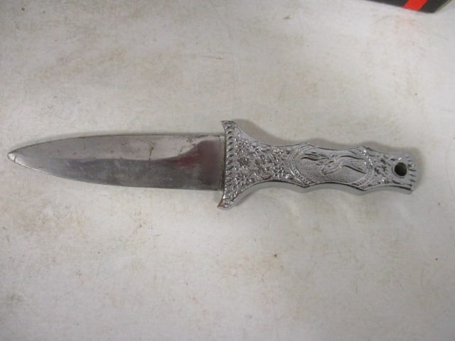 Three Decorative Fixed Blade Knives - 3