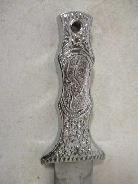 Three Decorative Fixed Blade Knives - 5
