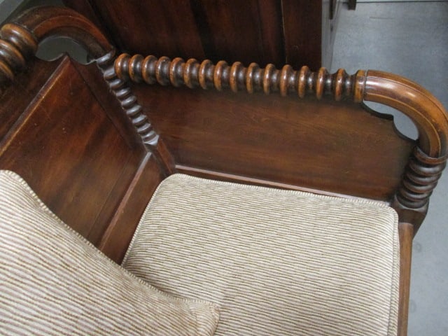Jenny Lind Style Settee w/Throw Pillows - 2