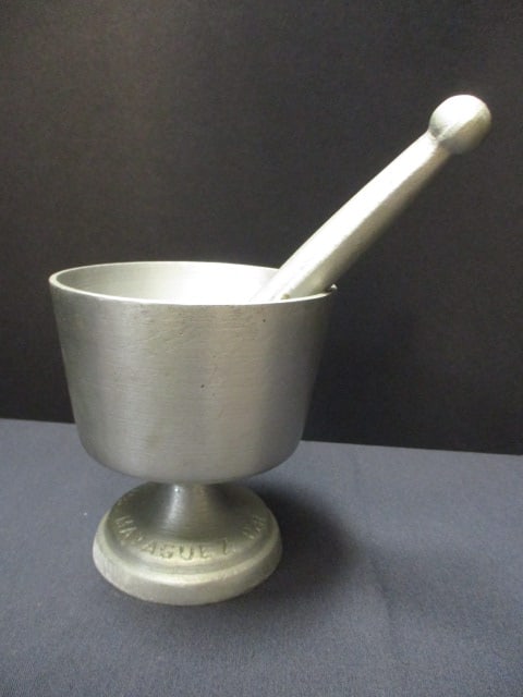 Ramos Mayaguez P.R. Metal Mortar & Pestle Set (1 of 5)