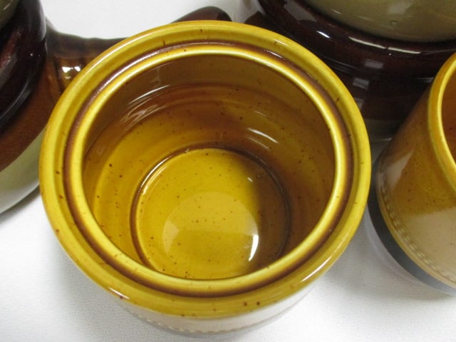 4 Handled Soup Bowls, Fuji Stone Sugar Dish & 6 Mugs - 6