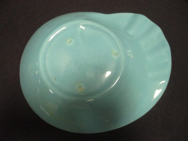 Blue Pottery Vanity Dish & Matching Ashtray - 3