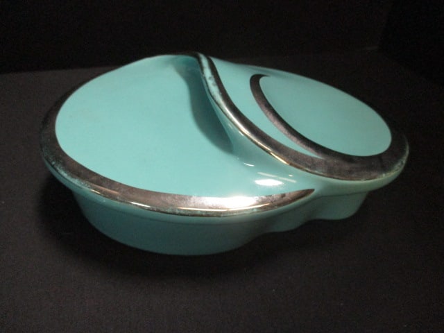 Blue Pottery Vanity Dish & Matching Ashtray - 4