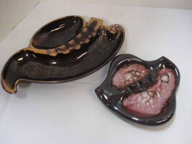 Wales Ashtray 11" & Vtg. Retro Style 6" Ashtray (1 of 6)