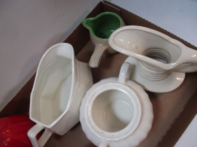 Egg Cups, Tomato Set, Gravy Boat, Pitcher, etc. - 6