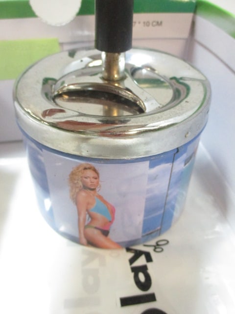 Printed Tiles, Vtg. Ashtray, Playboy Plastic Bags - 5