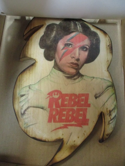 Carrie Fisher Photos, Princess Leia Wood Wall Art, 2 Darth Vader - 5