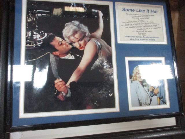 Some Like it Hot & Changing of Marilyn Monroe's Name framed (1 of 5)