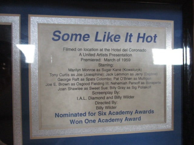 Some Like it Hot & Changing of Marilyn Monroe's Name framed - 2