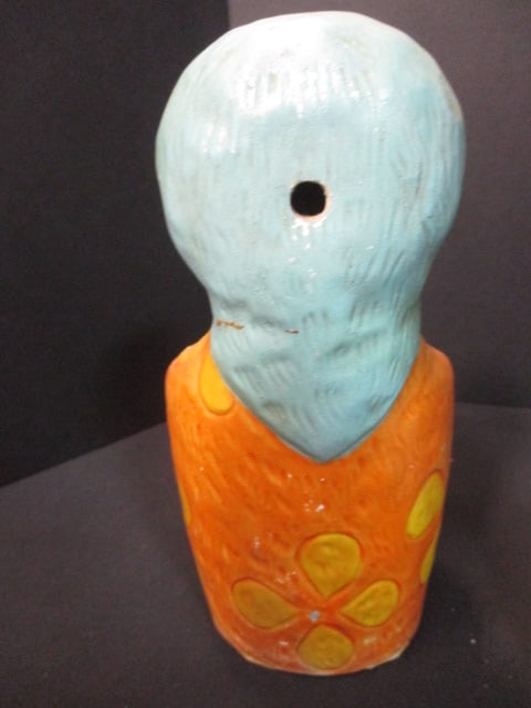 Japanese Doll Wall Pocket 8" & Japanese Cat Bank 8 1/2" - 4