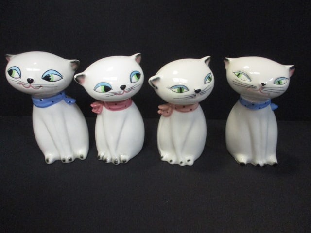 Holt Howard 4 PC. Shaker Set (Siamese Cats) (1 of 7)