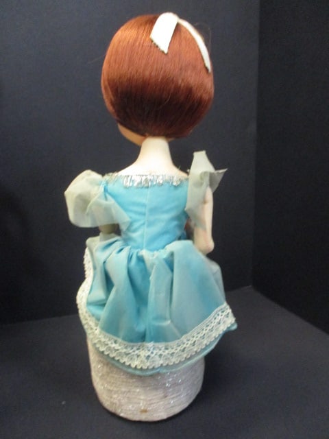 Herman Pecker Mod 1960's Big Eye Pose Dolls (Lot of 2) & Pose Doll Music Box Doll - 3