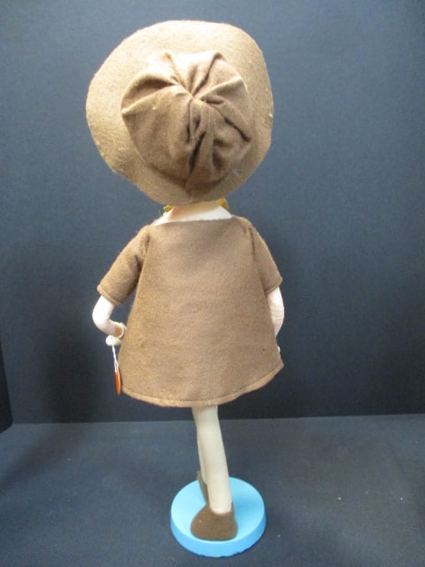 Herman Pecker Mod 1960's Big Eye Pose Dolls (Lot of 2) & Pose Doll Music Box Doll - 6