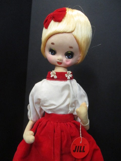 Herman Pecker Mod 1960's Big Eye Pose Dolls (Lot of 2) - 4