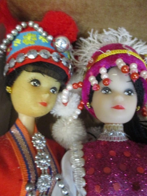 Vtg. Ethnic Nationalities of China Souvinir Dolls (Lot of 4) - 2