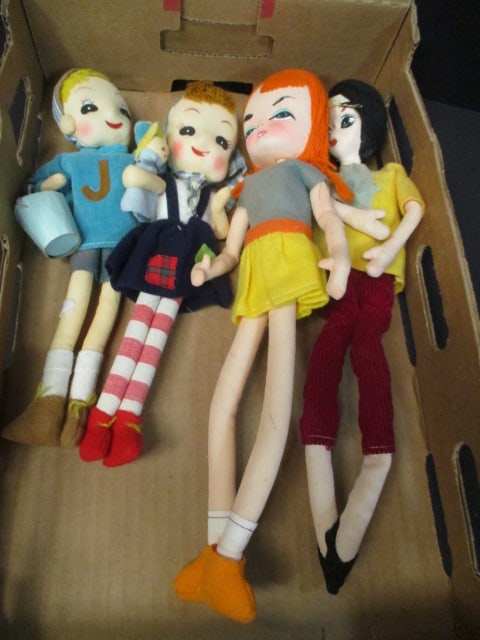 Holiday Fair (Lot of 4) Vtg. Pose Dolls (1 of 4)