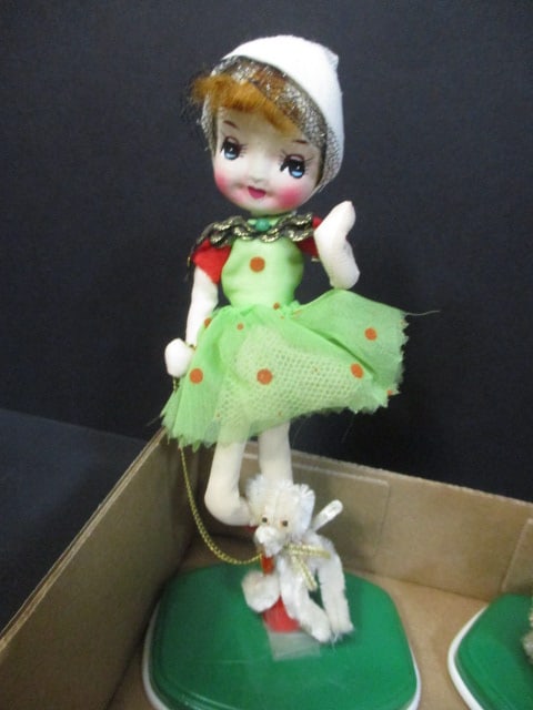 1960's Pose Dolls w/Metal Bases (Lot of 5) - 6