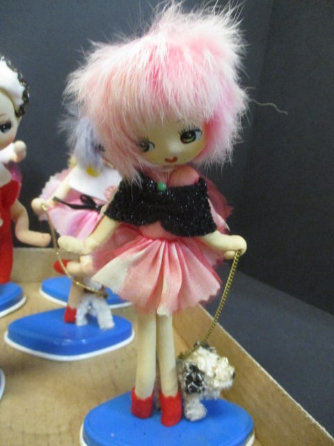 1960's Pose Dolls w/Metal Bases (Lot of 5) - 2