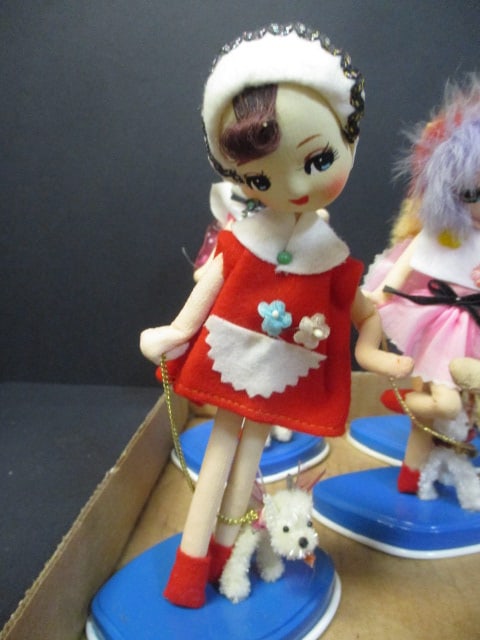 1960's Pose Dolls w/Metal Bases (Lot of 5) - 3