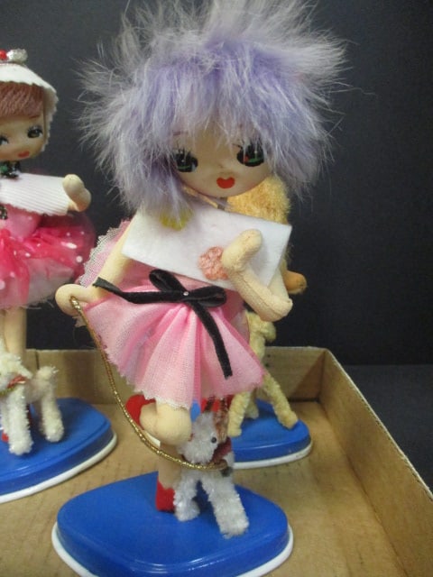 1960's Pose Dolls w/Metal Bases (Lot of 5) - 4
