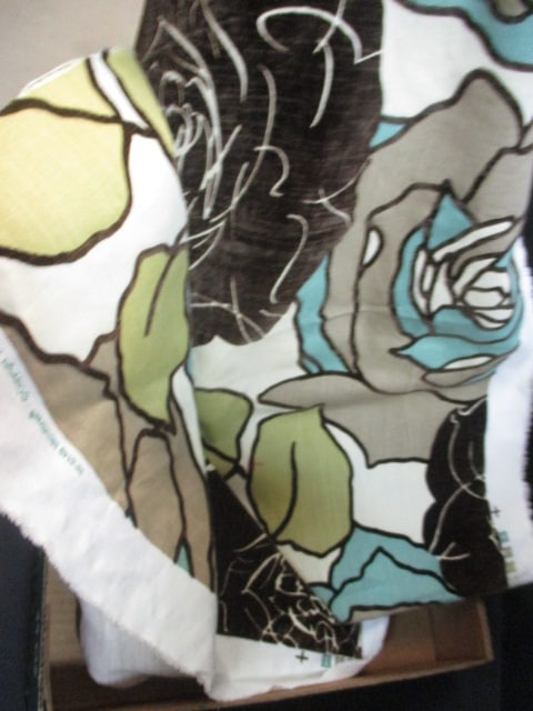Secret Garden Celadon Fabric - 3