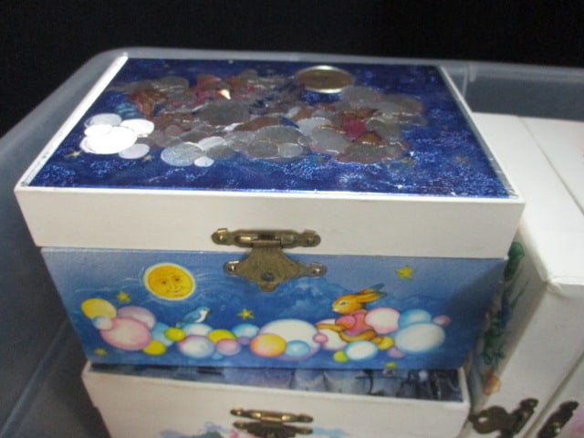 Ballerina Jewelry Boxes (Lot of 4) & 1 Schylling Jewelry Box - 11