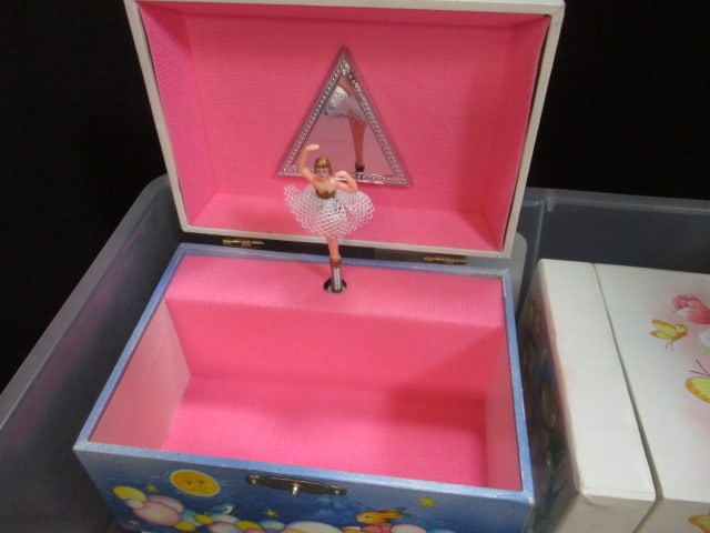 Ballerina Jewelry Boxes (Lot of 4) & 1 Schylling Jewelry Box - 13